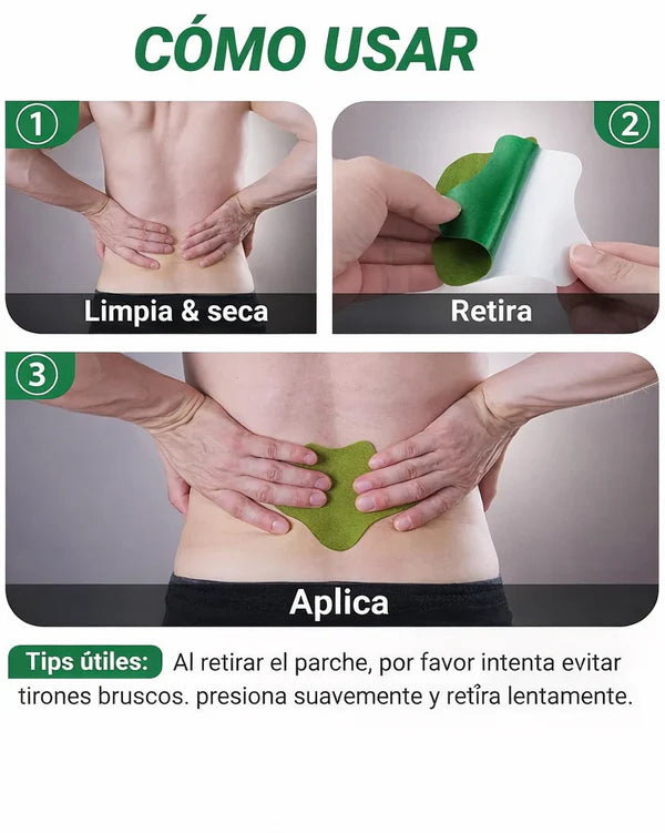 Parches Herbales para Cervical y lumbar x 10 🔥🌿