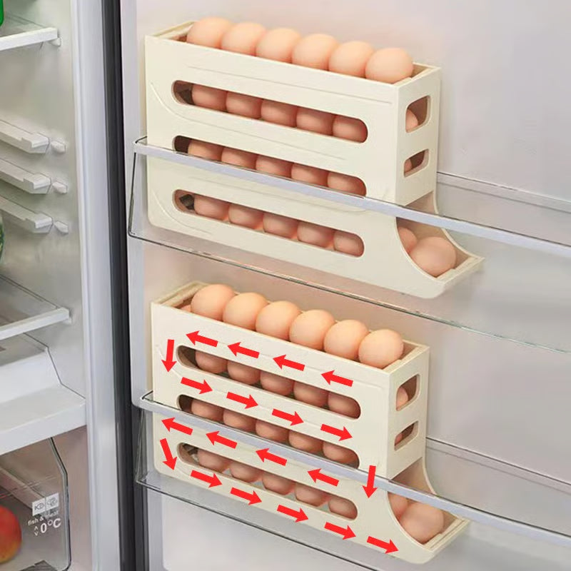 Dispensador de huevos de 4 niveles VIRAL 🔥⚡