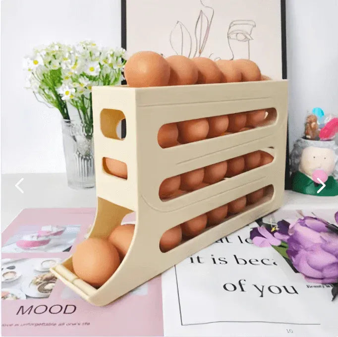 Dispensador de huevos de 4 niveles VIRAL 🔥⚡