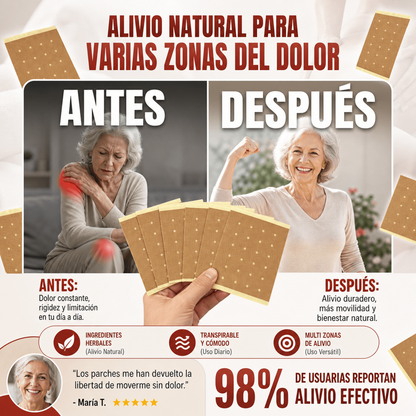 PACK 10 PARCHES HERBALES DE ALIVIO INMEDIATO!🌿
